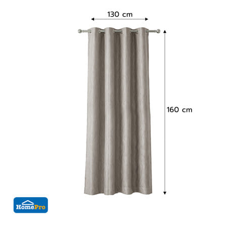 ผ้าม่าน EYELET HOME LIVING STYLE ZOE UV 130x160 ซม. สีน้ำตาล_5