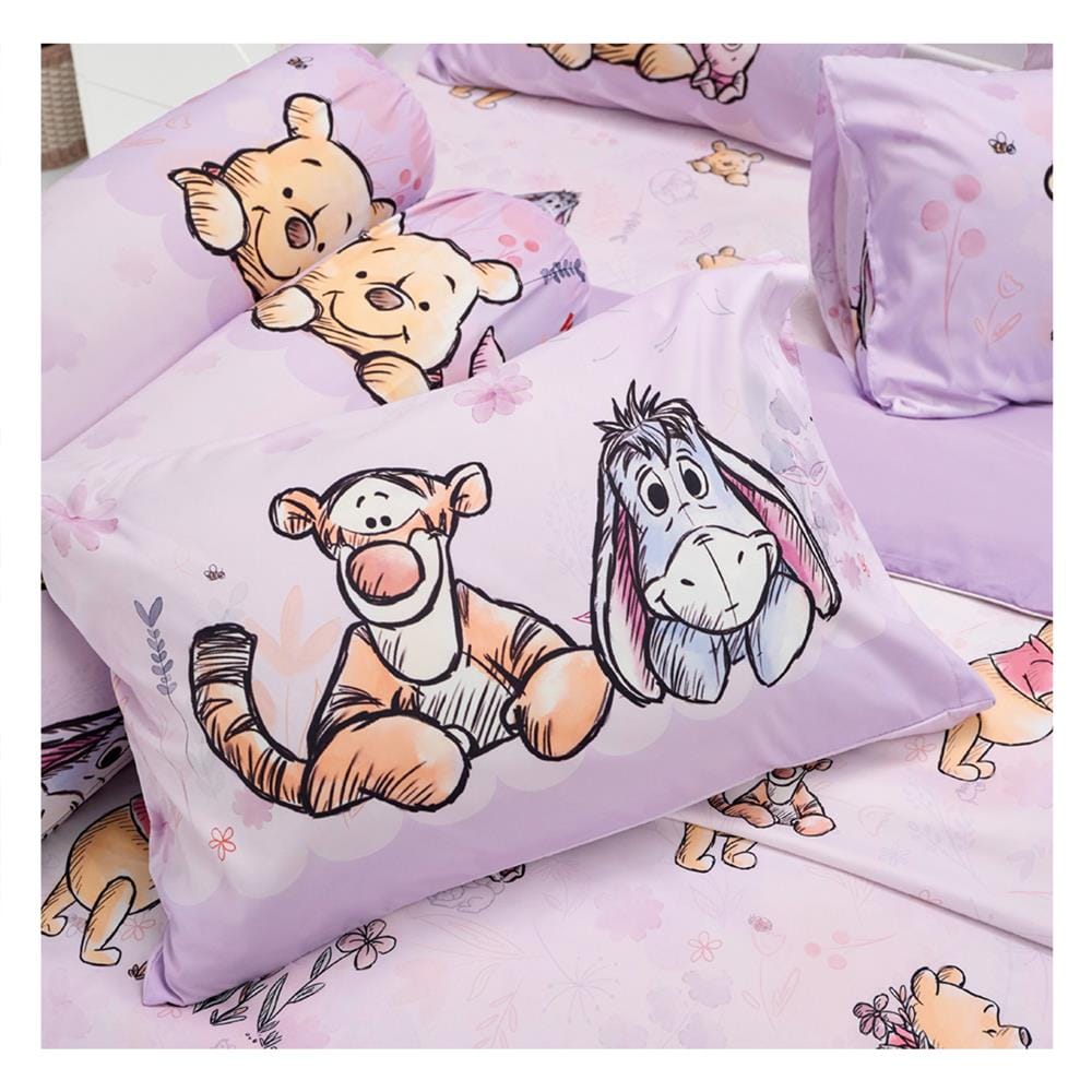 ชุดผ้าปูที่นอน 3.5 ฟุต (ชุด 3 ชิ้น) TULIP WINNIE THE POOH 60113-DLD049