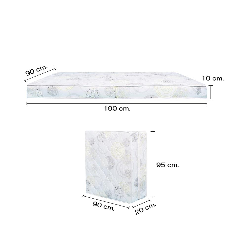 เตียงพับพร้อม TOPPER THAIBULL SSTPE245-90 สีดำ