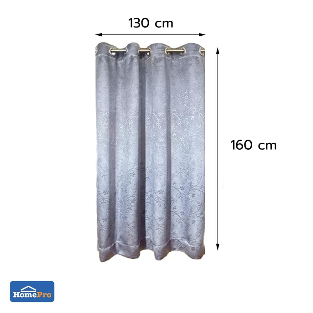 ผ้าม่าน EYELET HOME LIVING STYLE XYLIA UV 130x160 ซม. สีเทา
