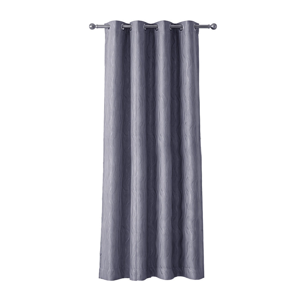 ผ้าม่าน EYELET HOME LIVING STYLE ZOE UV 130x160 ซม. สีเทา_1