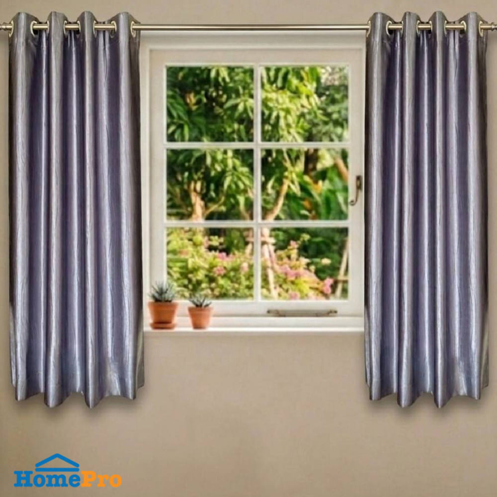 ผ้าม่าน EYELET HOME LIVING STYLE ZOE UV 130x160 ซม. สีเทา