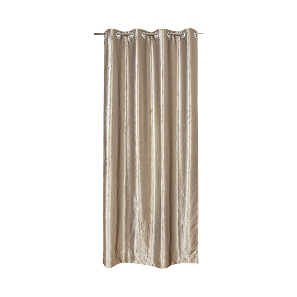 ผ้าม่าน EYELET HOME LIVING STYLE ZOE UV 130x220 ซม. สีน้ำตาล_1