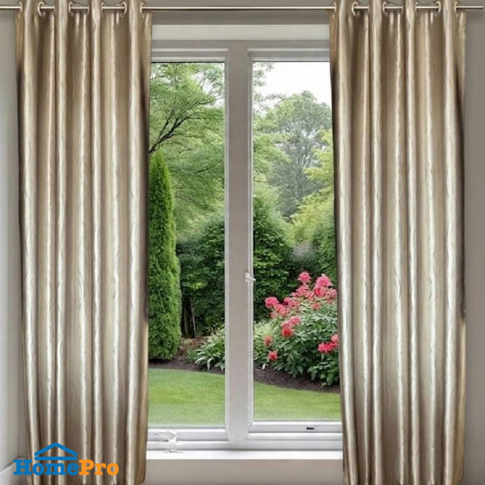 ผ้าม่าน EYELET HOME LIVING STYLE ZOE UV 130x220 ซม. สีน้ำตาล