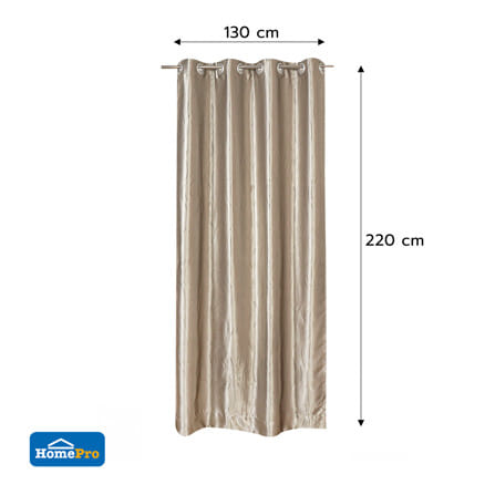 ผ้าม่าน EYELET HOME LIVING STYLE ZOE UV 130x220 ซม. สีน้ำตาล_5