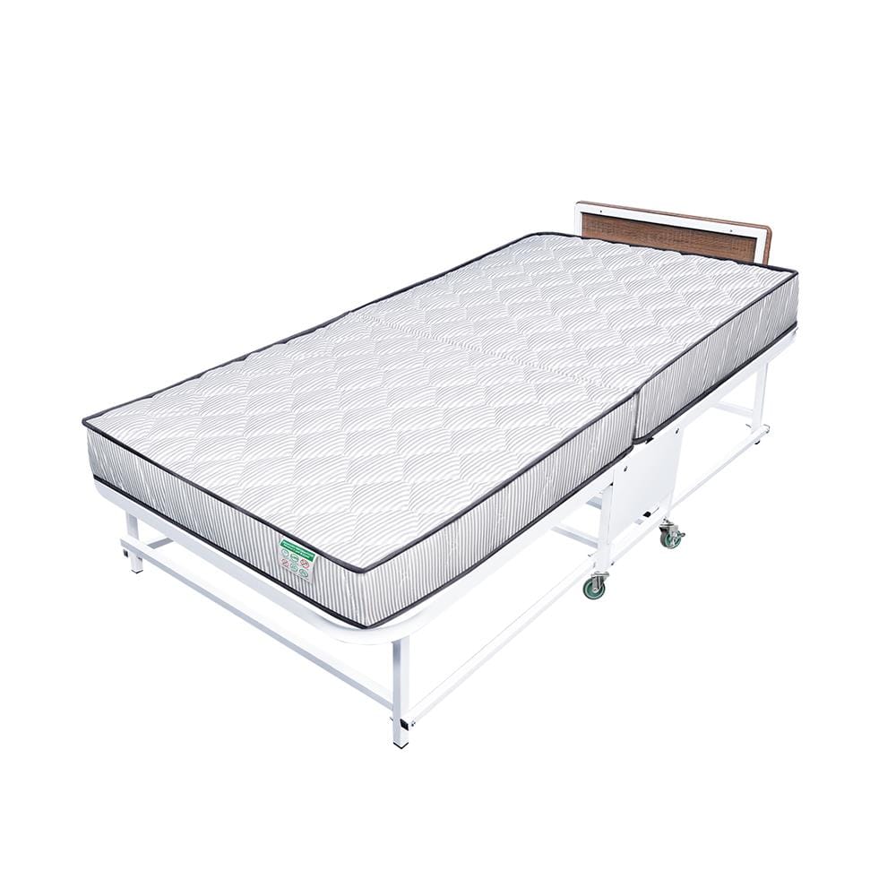 เตียงพับพร้อม TOPPER THAIBULL SSTSFPE245-90 (TNR) สีขาว