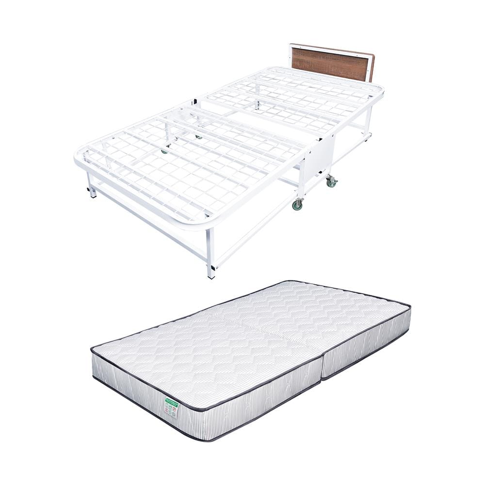 เตียงพับพร้อม TOPPER THAIBULL SSTSFPE245-90 (TNR) สีขาว