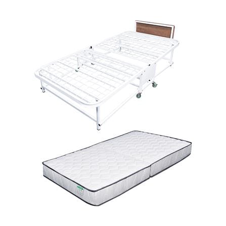 เตียงพับพร้อม TOPPER THAIBULL SSTSFPE245-90 (TNR) สีขาว_4
