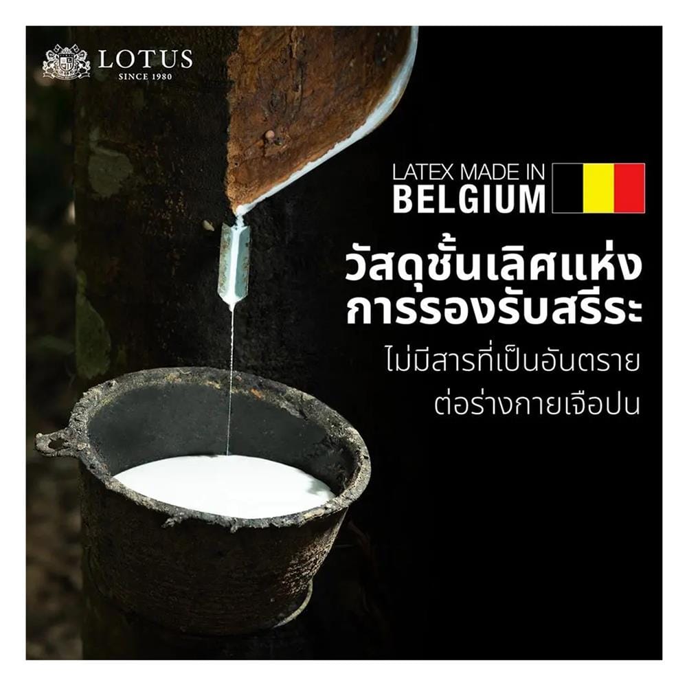แผ่นรองนอน 3 ฟุต LOTUS ENHANCE 3 นิ้ว สี GREY