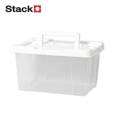 กล่องหูหิ้ว STACKO MORI 8 ลิตร สีขาว/ใส_0