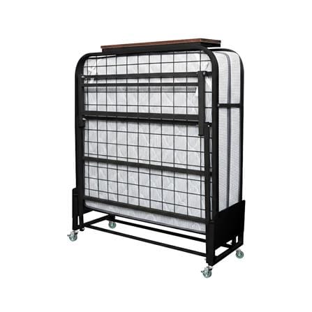 เตียงพับพร้อม TOPPER THAIBULL SSTSFPE245-90 (TNR) สีดำ_3