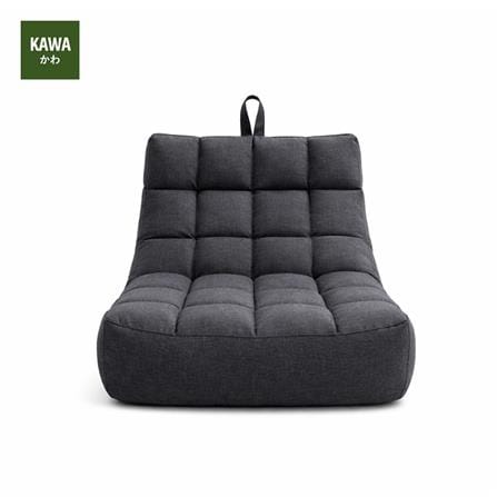 เบาะรองนั่ง KAWA BEAN BAG 23x31x40 นิ้ว สีเทาเข้ม_1