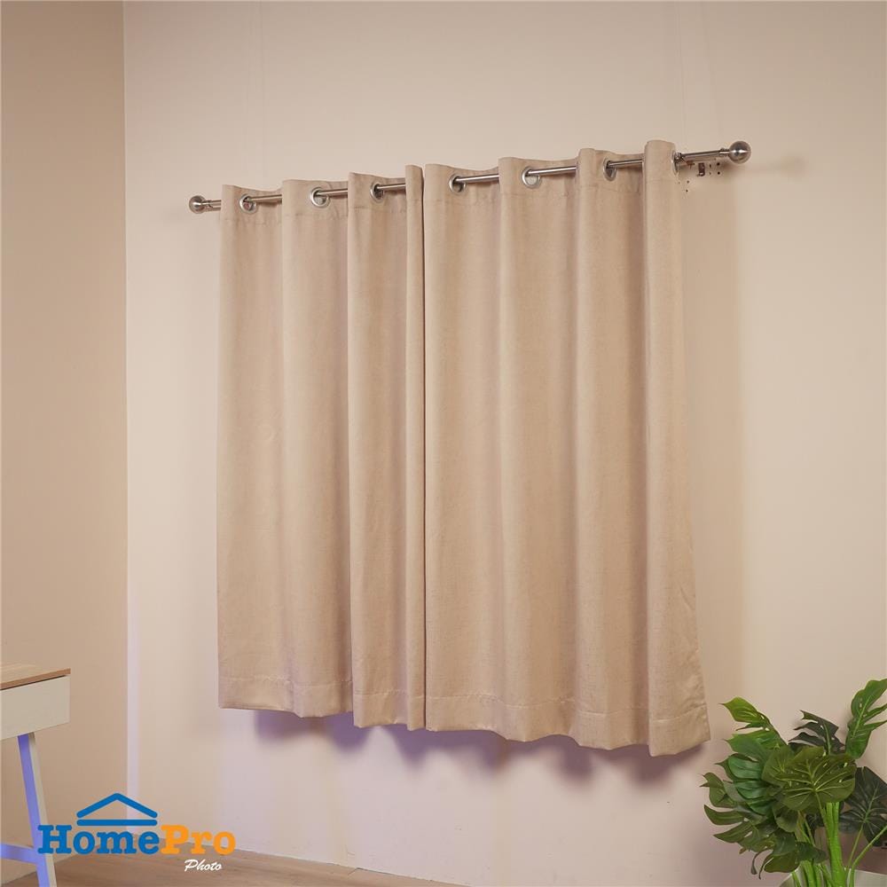 ผ้าม่าน EYELET HOME LIVING STYLE SHADE UV 150x160 ซม. สีน้ำตาล