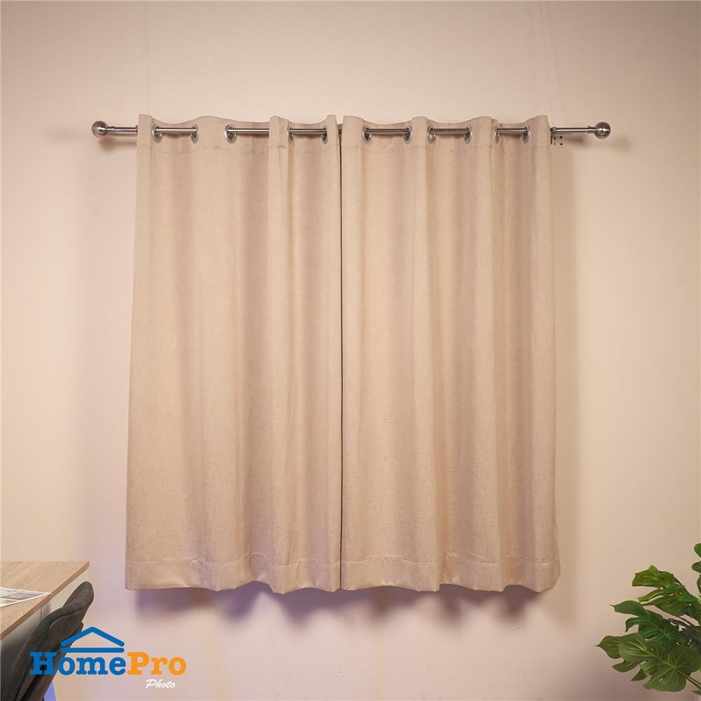 ผ้าม่าน EYELET HOME LIVING STYLE SHADE UV 150x160 ซม. สีน้ำตาล