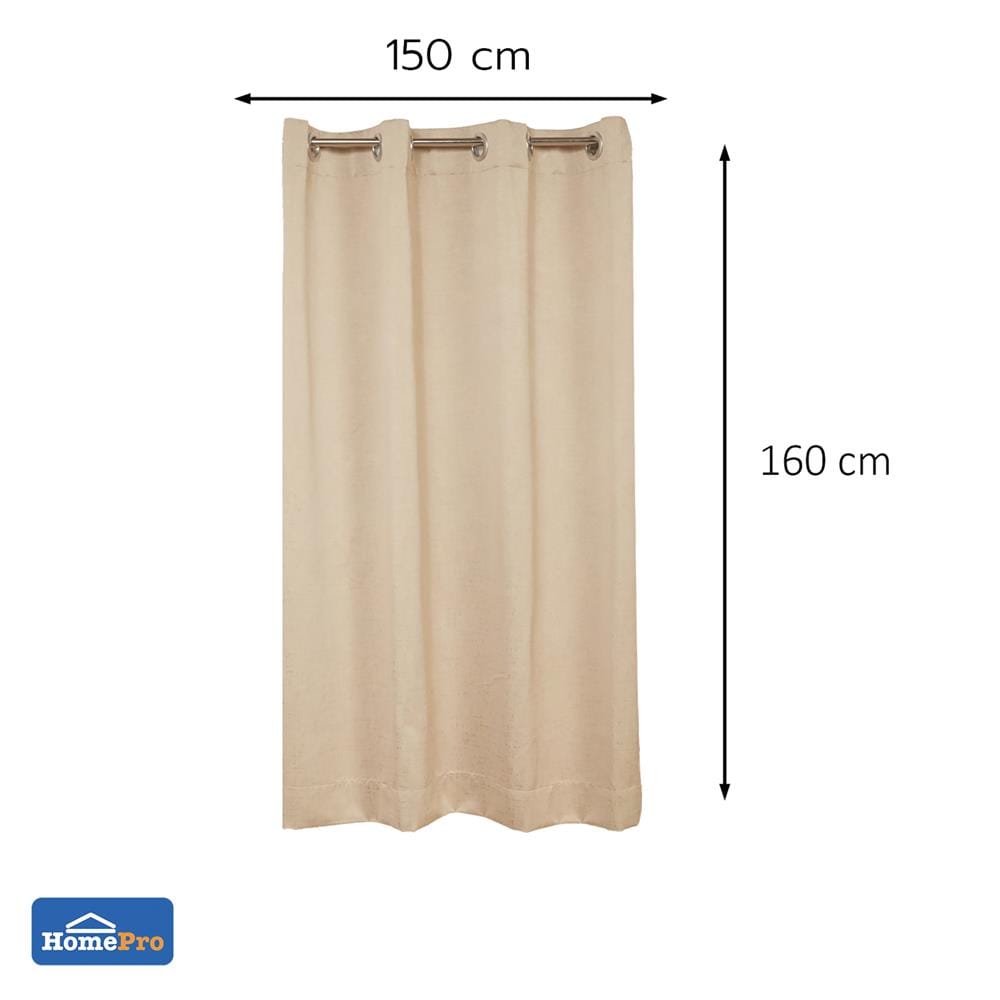 ผ้าม่าน EYELET HOME LIVING STYLE SHADE UV 150x160 ซม. สีน้ำตาล