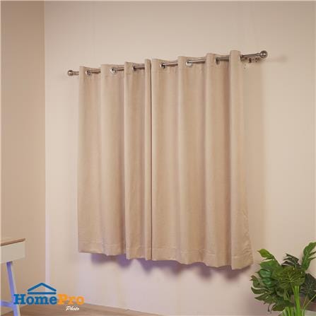ผ้าม่าน EYELET HOME LIVING STYLE SHADE UV 150x160 ซม. สีน้ำตาล_5