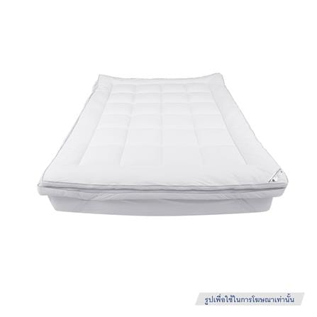 แผ่นรองนอน 5 ฟุต BEWELL CLOUDFILL สีขาว_1
