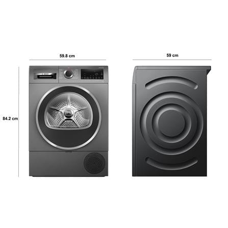 เครื่องอบผ้าฝาหน้า BOSCH WQG25303TH 10 กก. HEAT PUMP สีดำ_9