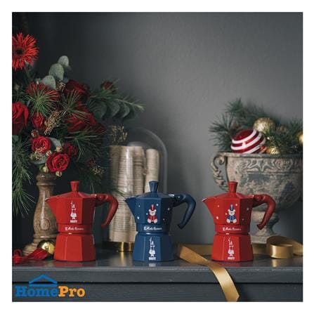 หม้อต้มกาแฟ BIALETTI MOKA EXP 3 BLU TEDDY BEAR 3 ถ้วย สีน้ำเงิน_1