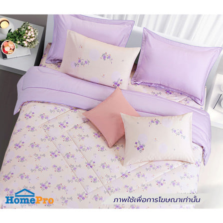 ชุดผ้าปูที่นอน 5 ฟุต (ชุด 6 ชิ้น) SANTAS COTTON USA LILIORA BI_0