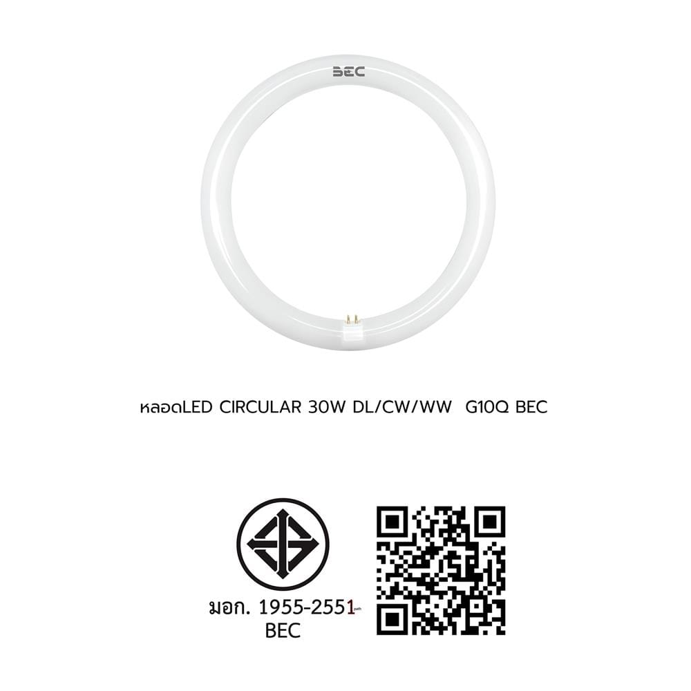 หลอด LED BEC CIRCLE 30W/TRI-COLOR 30 วัตต์ DAYLIGHT/WARM WHITE/COOL WHITE
