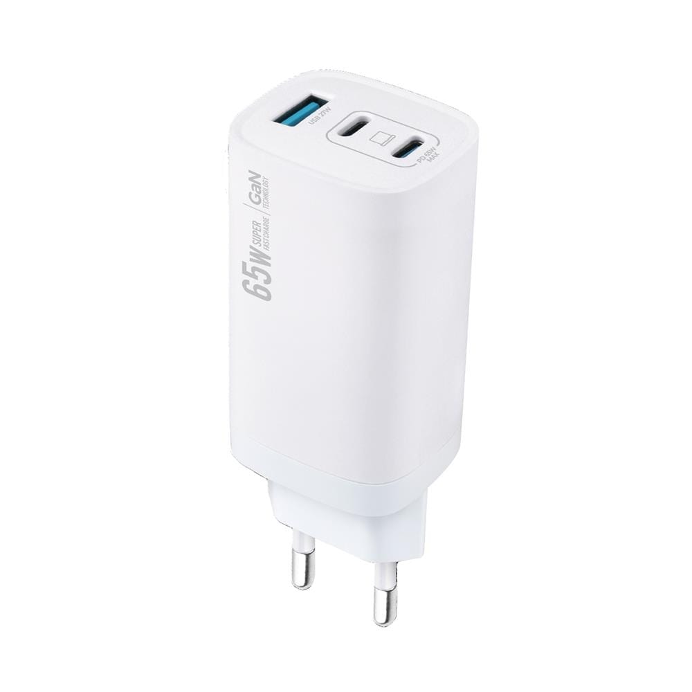 หัวชาร์จอะแดปเตอร์ RIZZ RW-601H 65W สีขาว