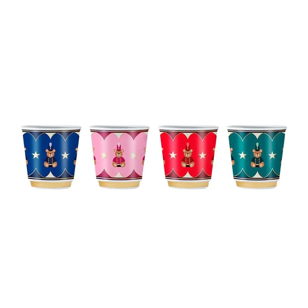 แก้วน้ำ PORCELAIN 90 มล. BIALETTI MAGICO RICORDO (แพ็ก 4 ใบ)