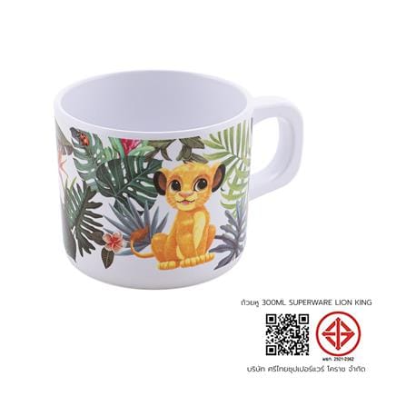 ถ้วยหูเมลามีน 300 มล. SUPERWARE LION KING_1