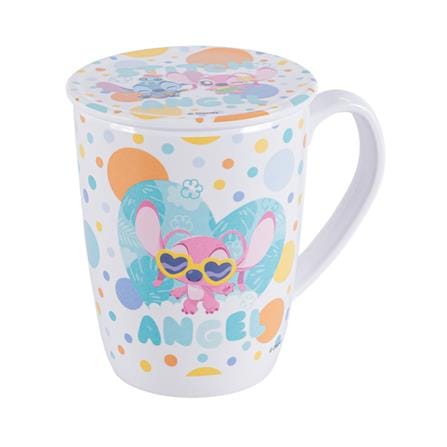 ถ้วยหูเมลามีนพร้อมฝา 450 มล. SUPERWARE STITCH ALOHA_0