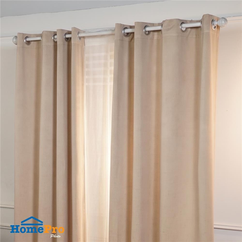 ผ้าม่าน EYELET HOME LIVING STYLE SHADE UV 150x220 ซม. สีน้ำตาล