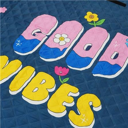 เสื่ออเนกประสงค์ SNAZZ MONSTER 195x195 ซม. สีน้ำเงิน_7