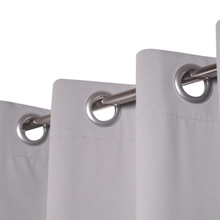 ผ้าม่าน EYELET HOME LIVING STYLE PIM UV 130x220 ซม. สีเทา_2