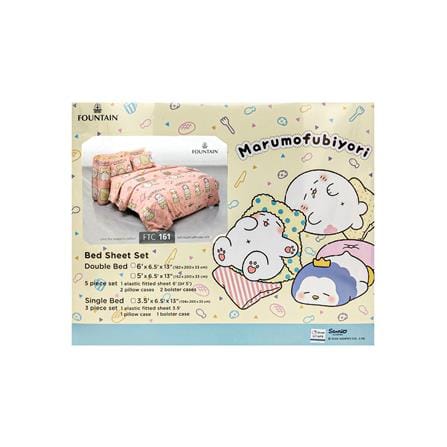 ชุดผ้าปูที่นอน 3.5 ฟุต (ชุด 3 ชิ้น) FOUNTAIN MARUMOFU 70105-FTC161_4