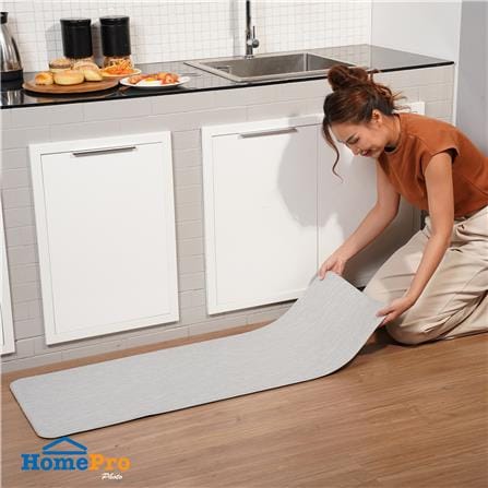 แผ่นรองยืน HOME LIVING STYLE IRIS 44x120 ซม. สีเทา_6