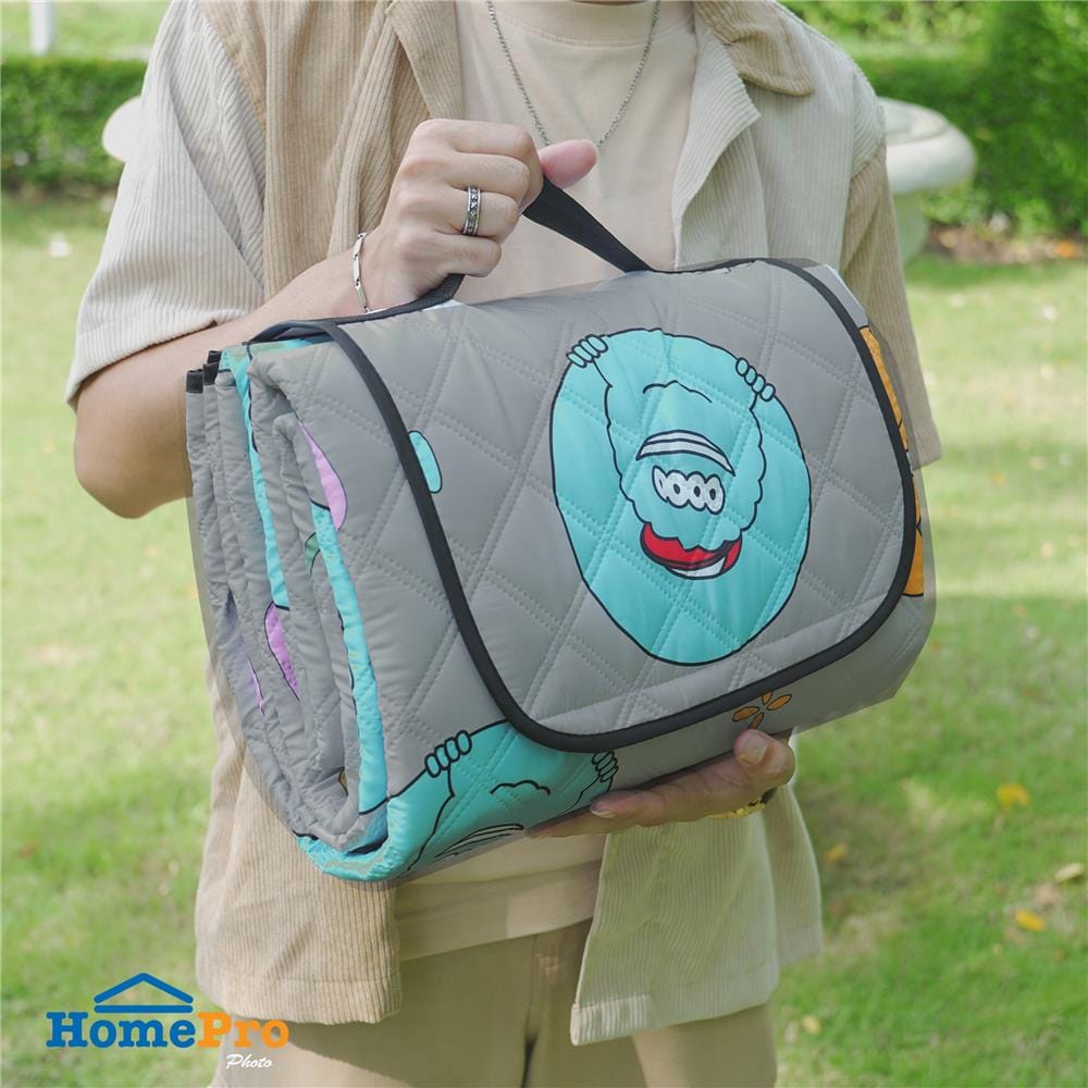เสื่ออเนกประสงค์ SNAZZ MONSTER 195x195 ซม. สีเทา