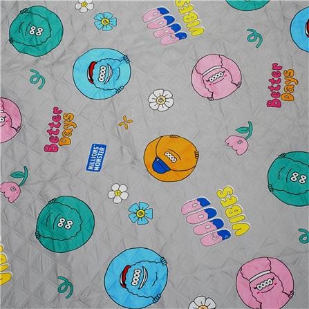 เสื่ออเนกประสงค์ SNAZZ MONSTER 195x195 ซม. สีเทา_4