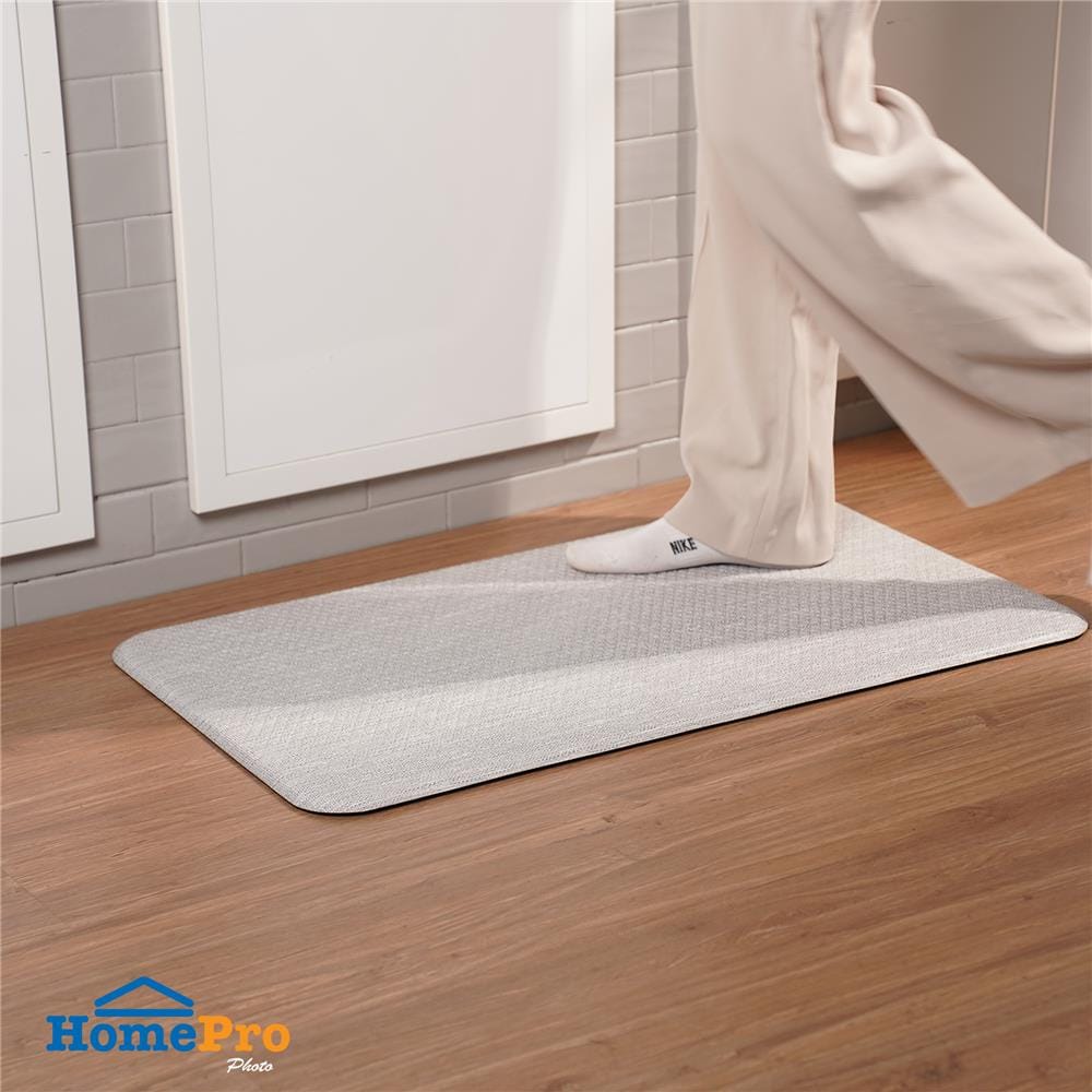แผ่นรองยืน HOME LIVING STYLE IRIS 44x75 ซม. สีเทา