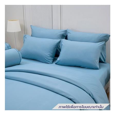 ชุดผ้าปูที่นอน 5 ฟุต (ชุด 5 ชิ้น) FOUNTAIN COLOR 70102-FT BLUE05_1