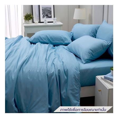 ชุดผ้าปูที่นอน 5 ฟุต (ชุด 5 ชิ้น) FOUNTAIN COLOR 70102-FT BLUE05_2