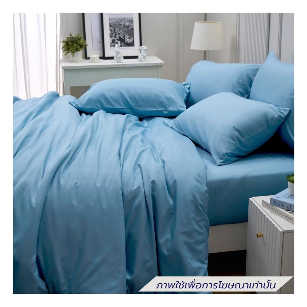 ชุดผ้าปูที่นอน 3.5 ฟุต (ชุด 3 ชิ้น) FOUNTAIN COLOR 70103-FT BLUE05