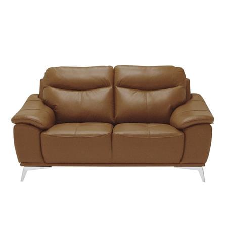 โซฟา 2 ที่นั่ง SOFA SOLUTIONS 19216779 GLOOMMY สีน้ำตาล_1
