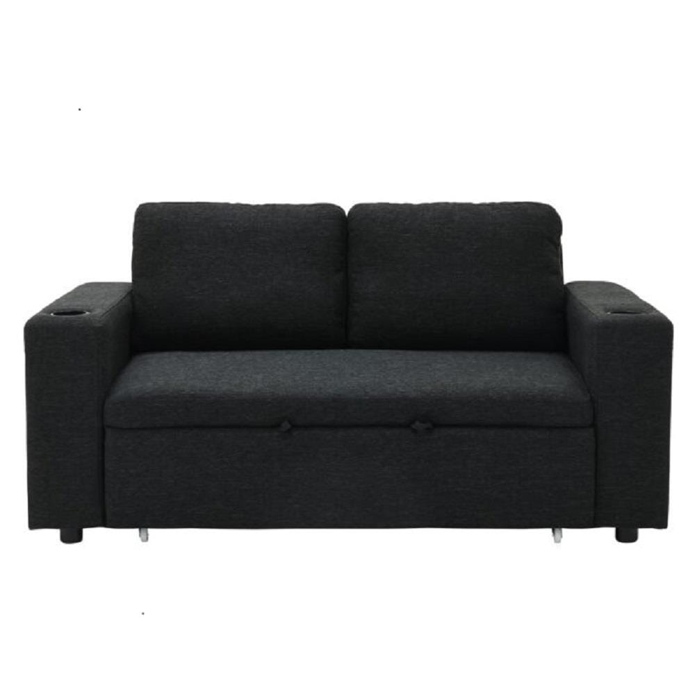 โซฟาเบด 2 ที่นั่ง SOFA SOLUTIONS 19244800 REGAL สีดำ