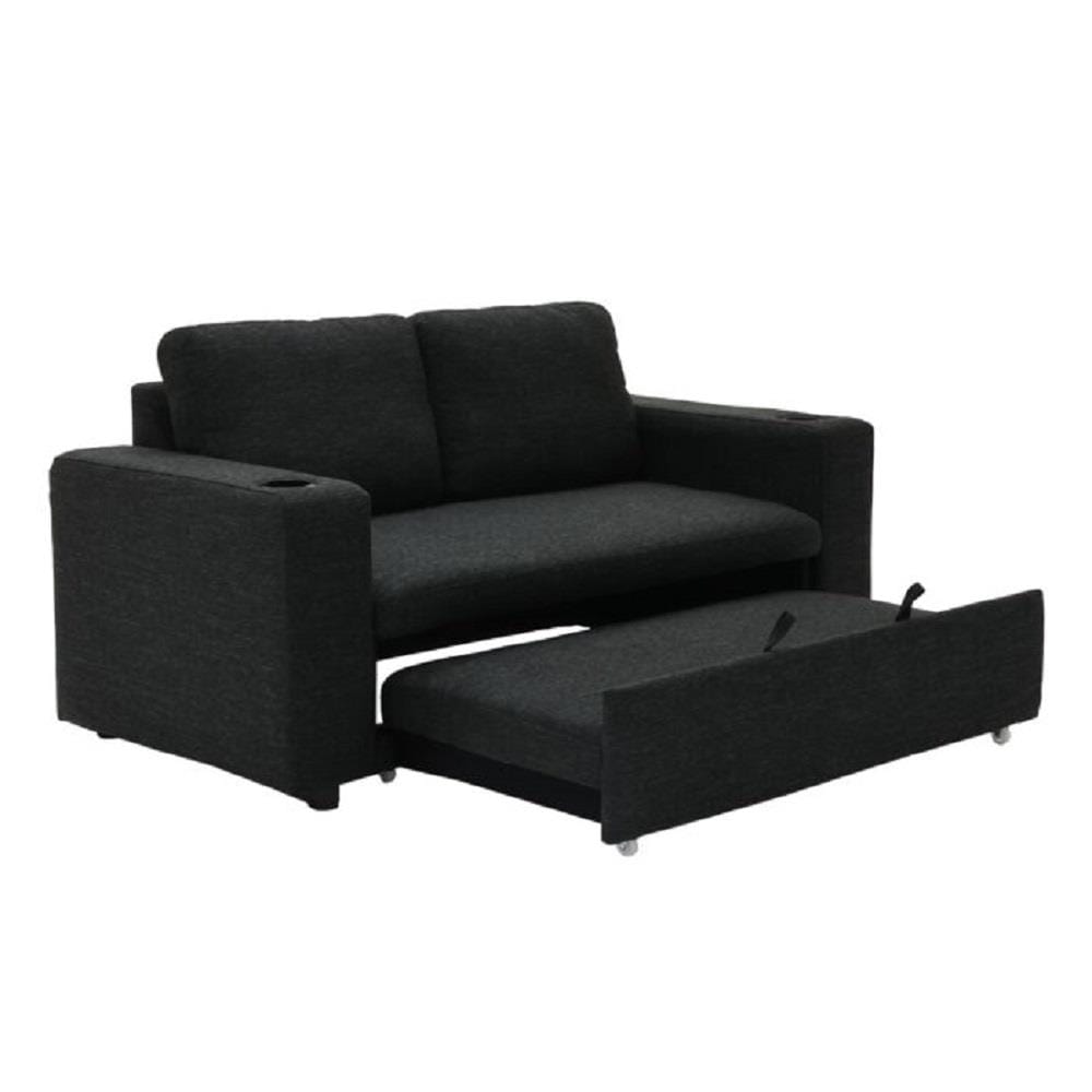 โซฟาเบด 2 ที่นั่ง SOFA SOLUTIONS 19244800 REGAL สีดำ