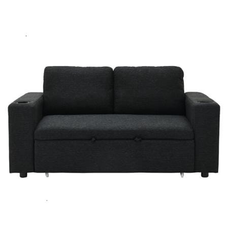 โซฟาเบด 2 ที่นั่ง SOFA SOLUTIONS 19244800 REGAL สีดำ_1