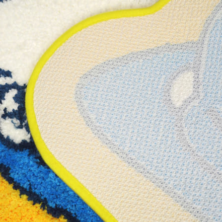 พรม SNAZZ FOAM BEAR SLEEP 50x80 ซม. สีน้ำเงิน_1