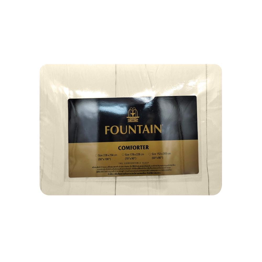 ผ้านวม FOUNTAIN COLOR 60x80 นิ้ว 70202-FT CREAM