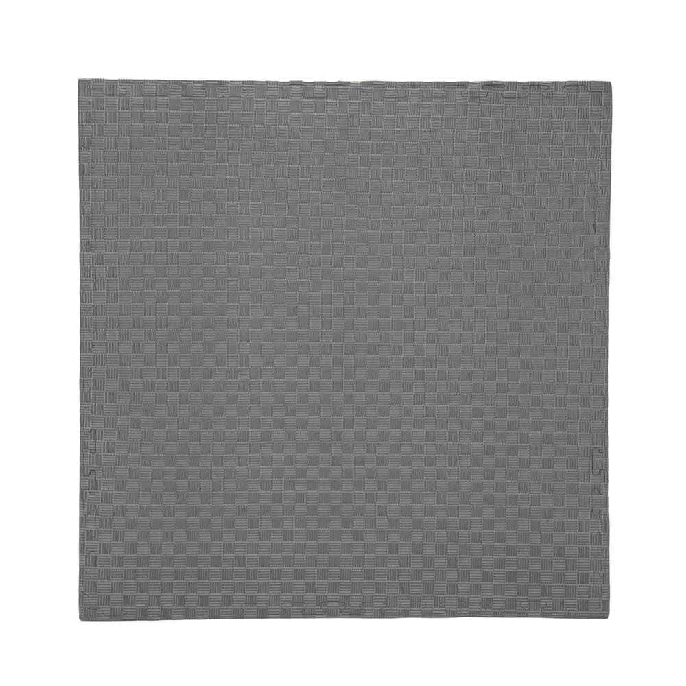 แผ่นรองนั่ง JIGSAW HOME LIVING STYLE BAY 100x100 ซม. สีเทา (แพ็ก 2 ชิ้น)