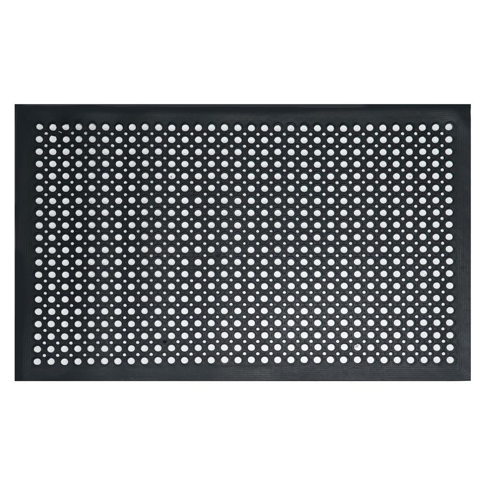 แผ่นยางกันลื่น HOME LIVING STYLE HONEYCOMB 80x120 ซม. สีดำ