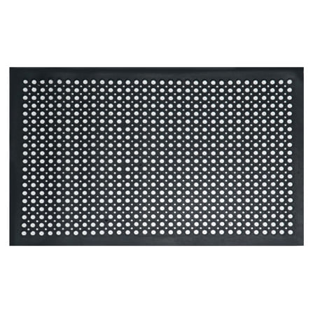 แผ่นยางกันลื่น HOME LIVING STYLE HONEYCOMB 80x120 ซม. สีดำ_0