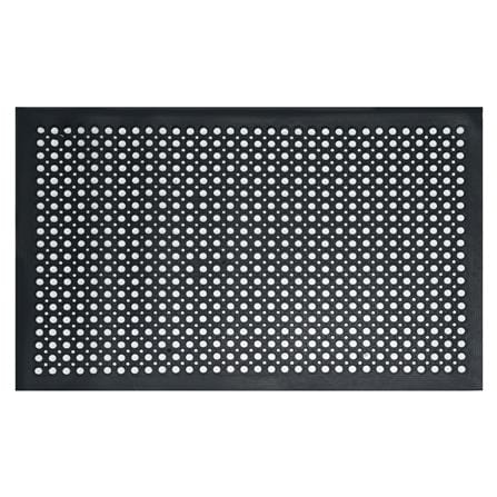 แผ่นยางกันลื่น HOME LIVING STYLE HONEYCOMB 80x120 ซม. สีดำ_0